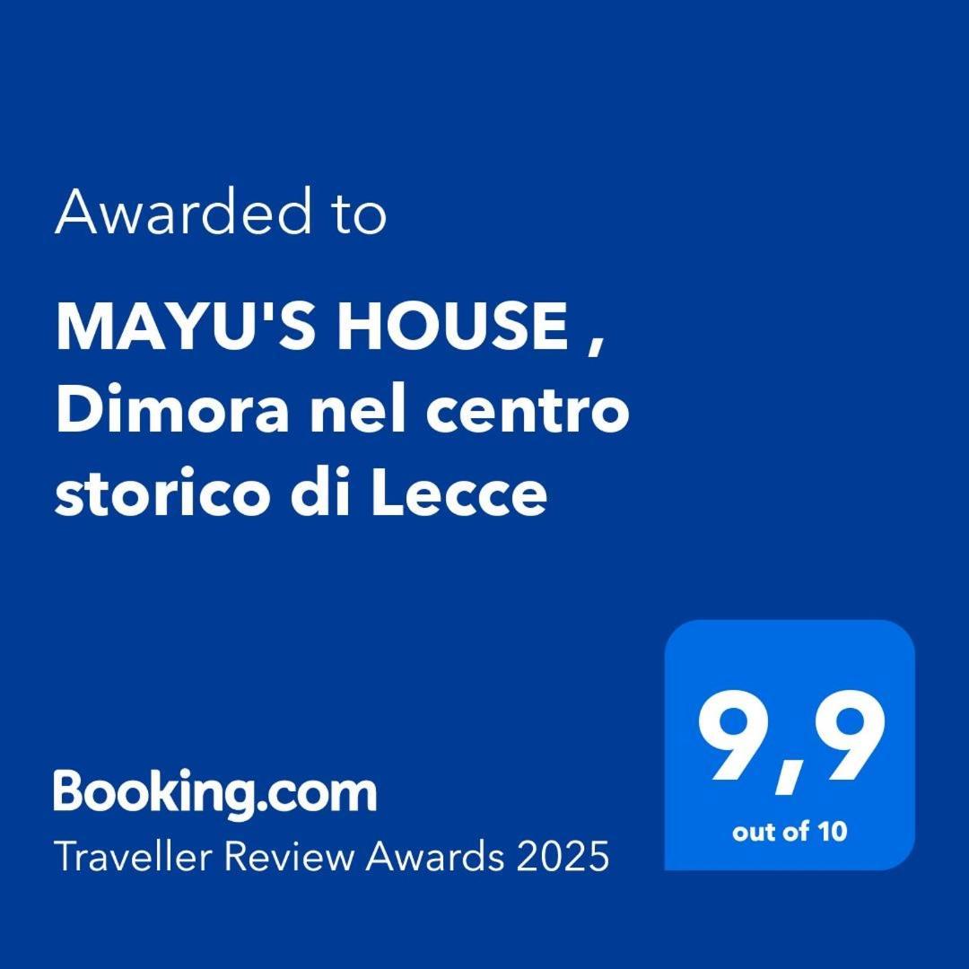 Mayu'S House , Dimora Nel Centro Storico Di Lecce Ngoại thất bức ảnh